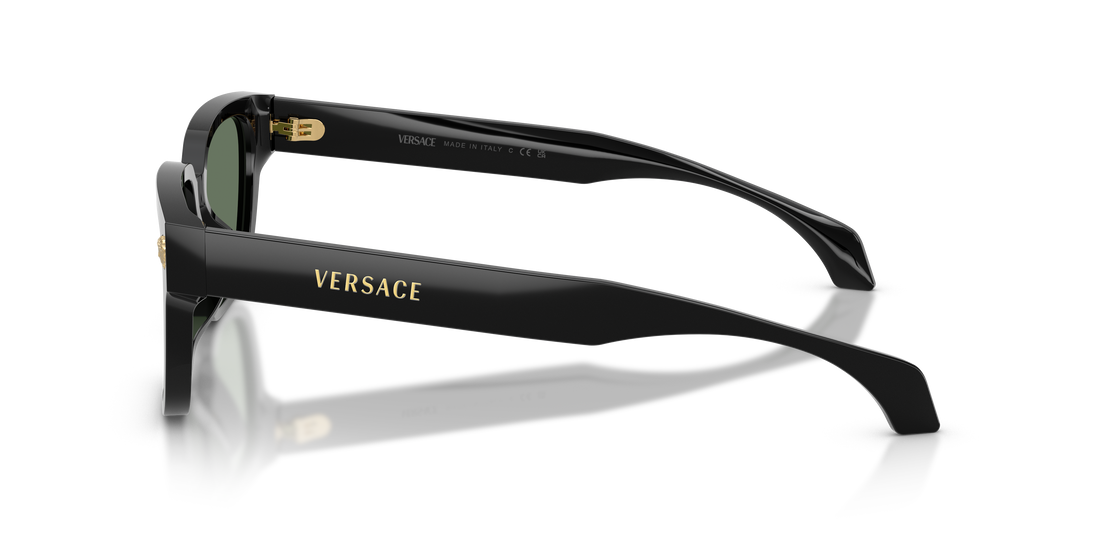Occhiali da sole versace ve4513d gb1/82 negro rectangular masculino taglia 56mm - Vista dettagliata