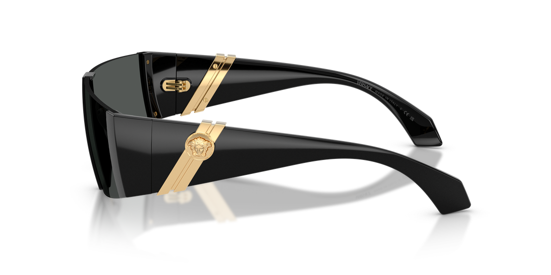Occhiali da sole versace ve4516 gb1/87 negro rectangular femenino taglia 36mm - Vista dettagliata