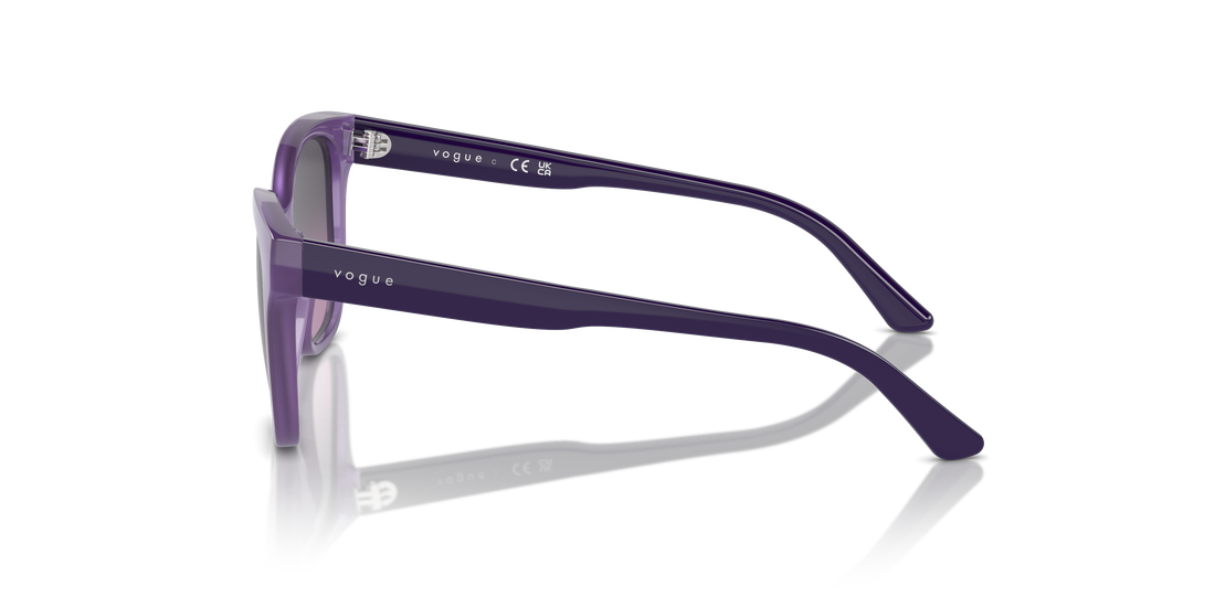 Occhiali da sole vogue eyewear vj2023 31274q morado butterfly femenino taglia 47mm - Vista dettagliata
