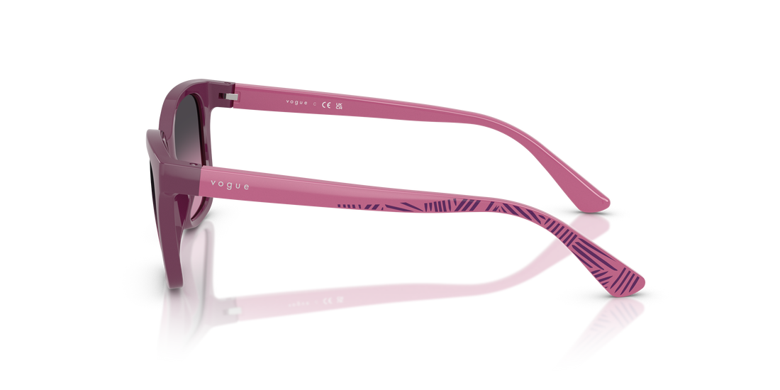Occhiali da sole vogue eyewear vj2027 32134q violeta rectangular infantil taglia 49mm - Vista dettagliata