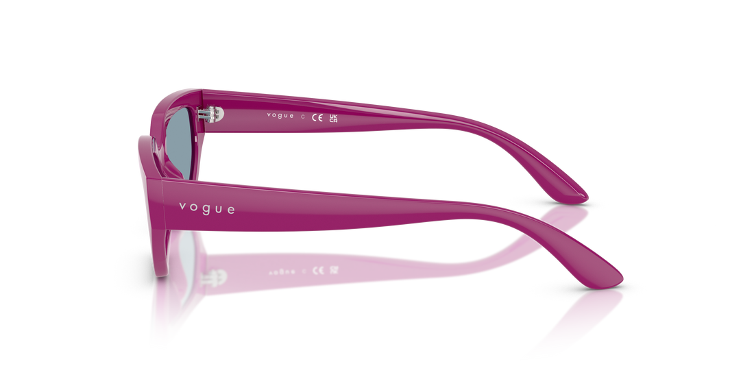 Occhiali da sole vogue eyewear vj2029 230180 rosa irregular infantil taglia 52mm - Vista dettagliata