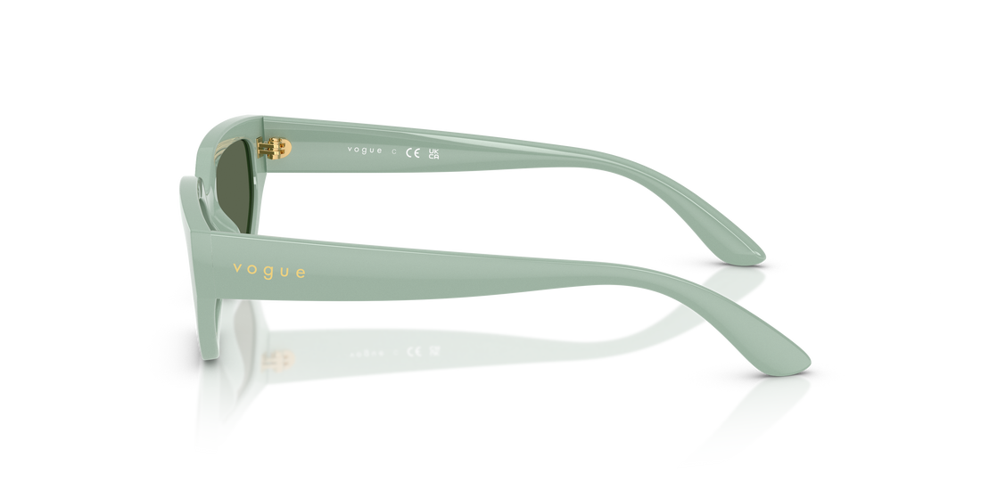 Occhiali da sole vogue eyewear vj2029 320571 verde irregular infantil taglia 52mm - Vista dettagliata