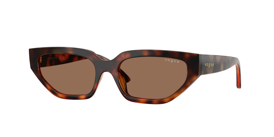 Occhiali da sole vogue eyewear vj2029 w65673 marron irregular infantil taglia 52mm - Vista principale