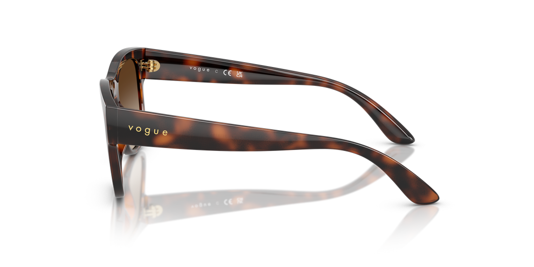 Occhiali da sole vogue eyewear vj2030 271813 marron pillow infantil taglia 52mm - Vista dettagliata
