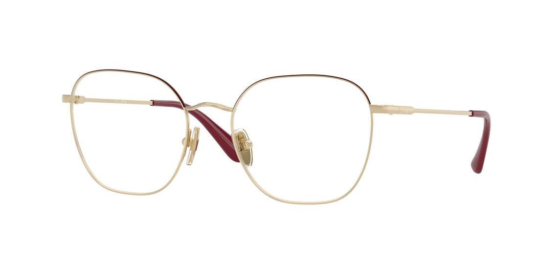 Óculos graduados vogue eyewear vo4178 5208 rojo square femenina tamanho 50mm - Vista principal