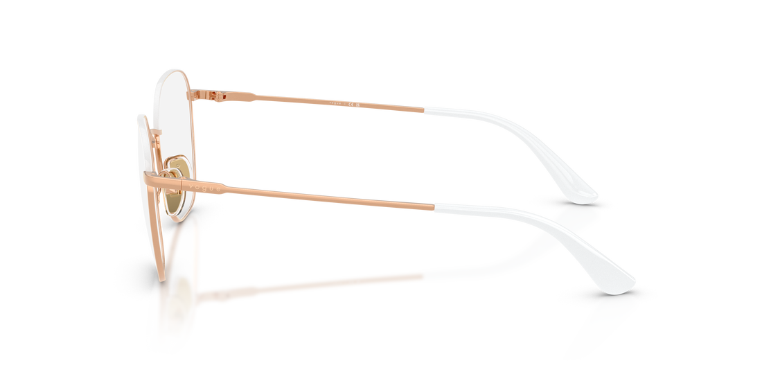 Óculos graduados vogue eyewear vo4178 5209 blanco square femenina tamanho 48mm - Vista de detalhe