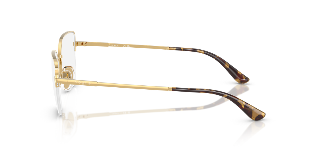 Occhiali da vista vogue eyewear vo4331 280 oro butterfly femenino taglia 53mm - Vista dettagliata