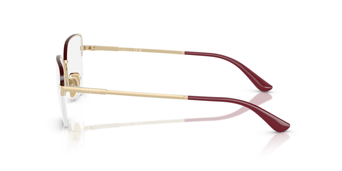 Occhiali da vista vogue eyewear vo4331 5208 oro butterfly femenino taglia 51mm - Vista dettagliata