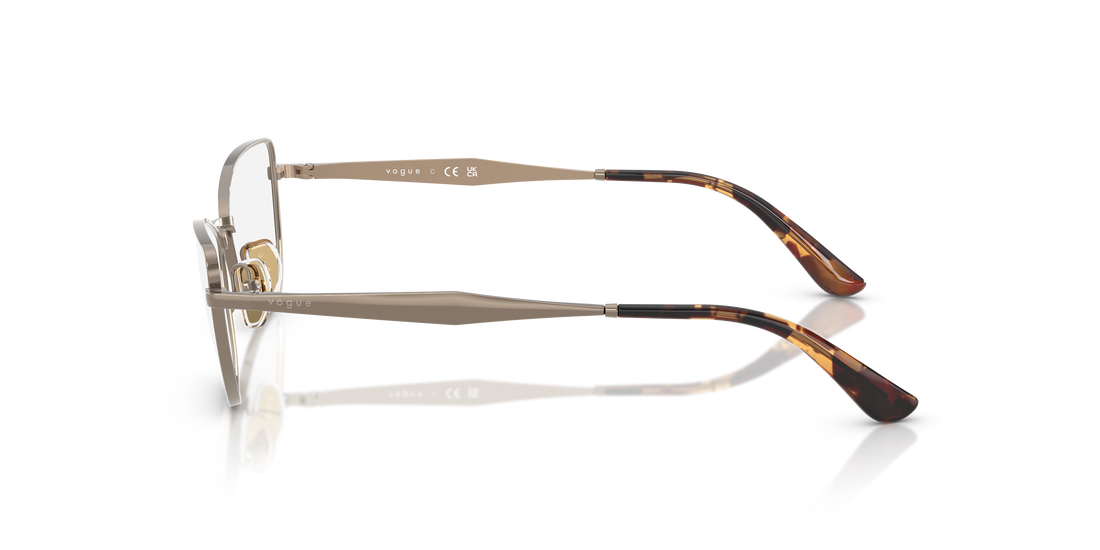 Prescription glasses vogue eyewear vo4333 5138 marron butterfly femenino size 54mm - Detailed view