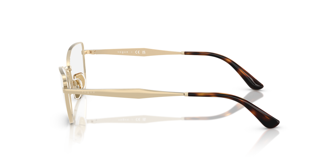 Prescription glasses vogue eyewear vo4333 848 oro butterfly femenino size 52mm - Detailed view