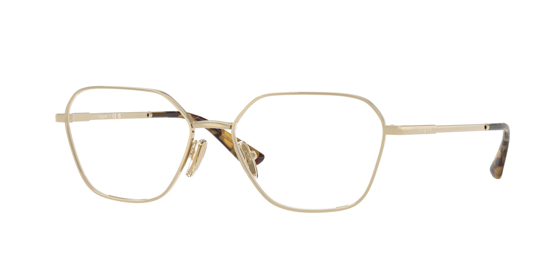 Prescription glasses vogue eyewear vo4334 848 oro irregular femenino size 54mm - Main view