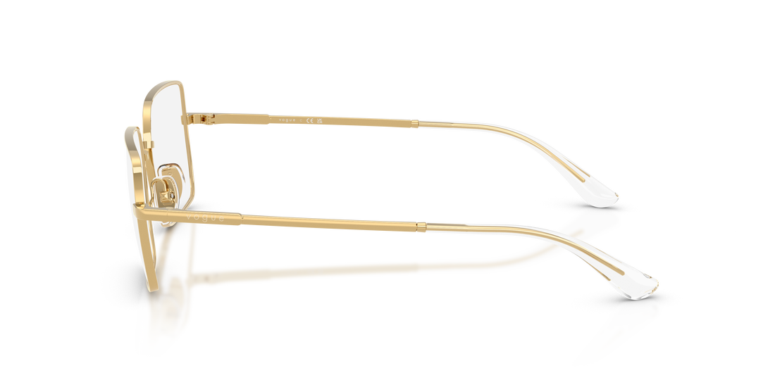 Occhiali da vista vogue eyewear vo4340 280 dorado rectangular femenino taglia 53mm - Vista dettagliata