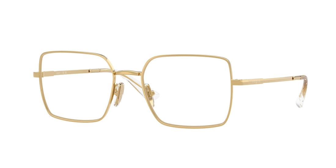 Óculos graduados vogue eyewear vo4340 280 dorado rectangular femenino tamanho 53mm - Vista principal
