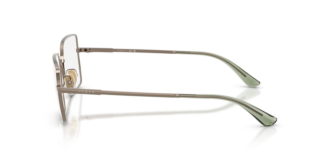Óculos graduados vogue eyewear vo4340 5138 marron rectangular femenino tamanho 53mm - Vista de detalhe