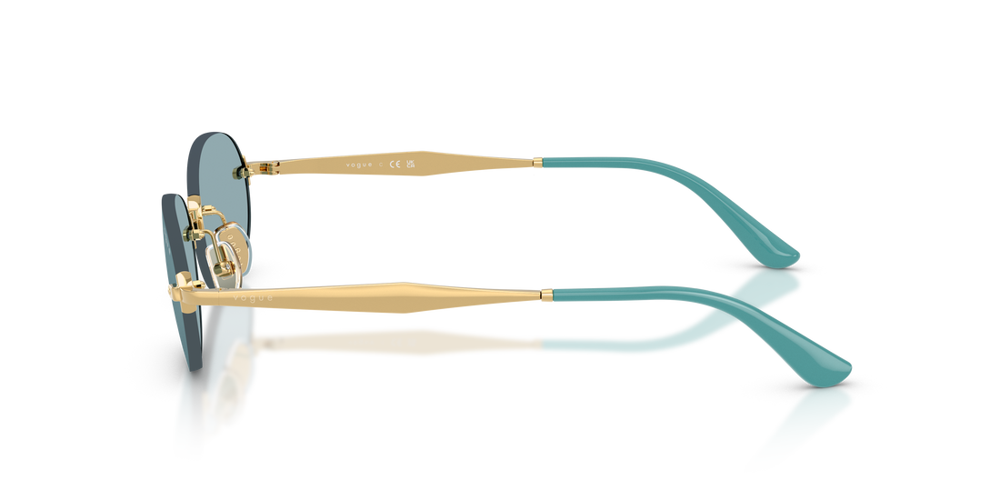 Gafas de sol vogue eyewear vo4342s 280/80 dorado oval femenino talla 55mm - Vista de detalle