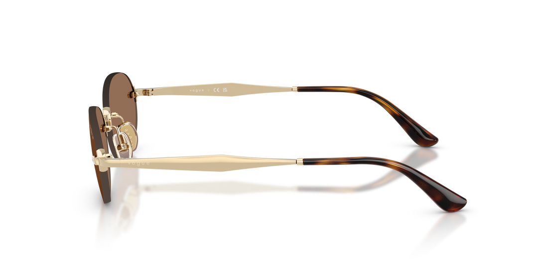 Gafas de sol vogue eyewear vo4342s 848/73 dorado oval femenino talla 55mm - Vista de detalle