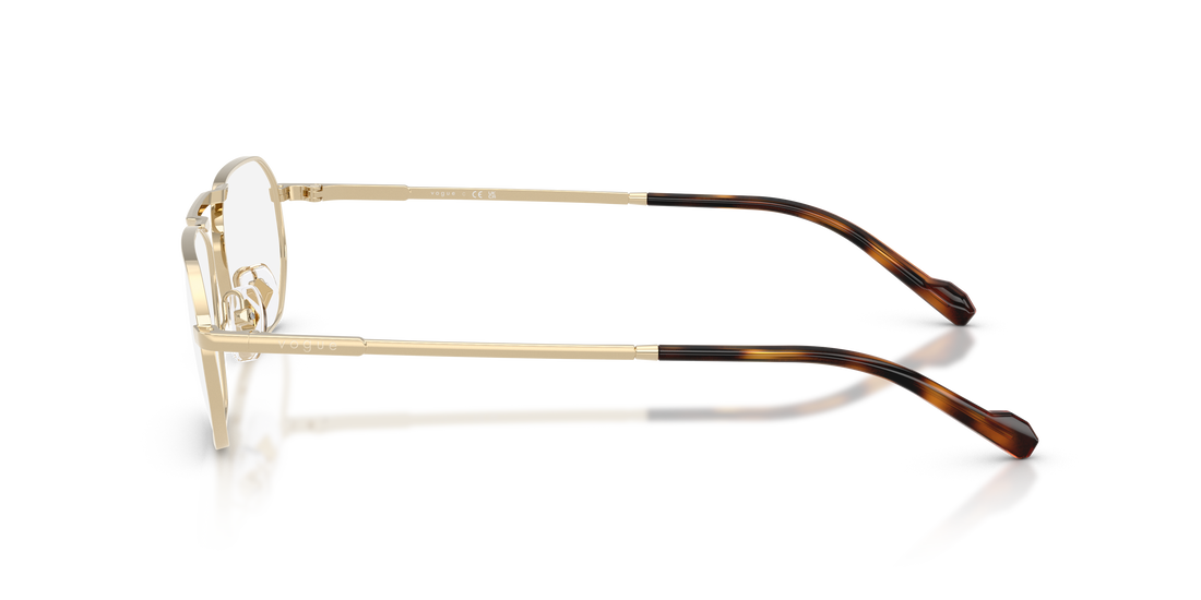 Gafas graduadas vogue eyewear vo4347 848 dorado irregular masculino talla 53mm - Vista de detalle