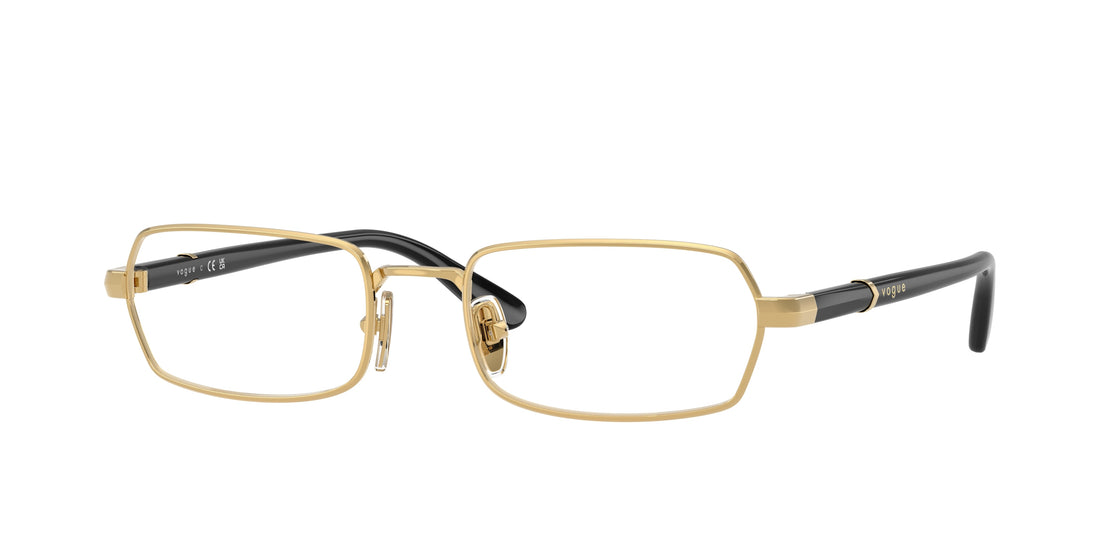 Óculos graduados vogue eyewear vo4351 280 dorado irregular femenino tamanho 53mm - Vista principal
