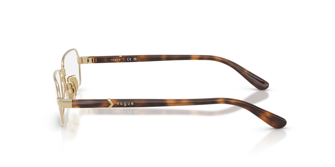 Occhiali da vista vogue eyewear vo4351 848 dorado irregular femenino taglia 53mm - Vista dettagliata