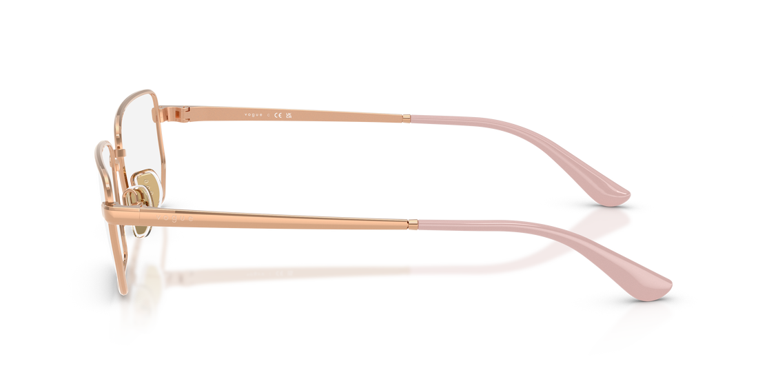 Óculos graduados vogue eyewear vo4354 5152 dorado irregular femenino tamanho 54mm - Vista de detalhe