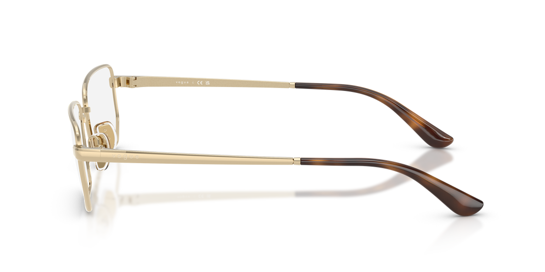 Occhiali da vista vogue eyewear vo4354 848 dorado irregular femenino taglia 52mm - Vista dettagliata