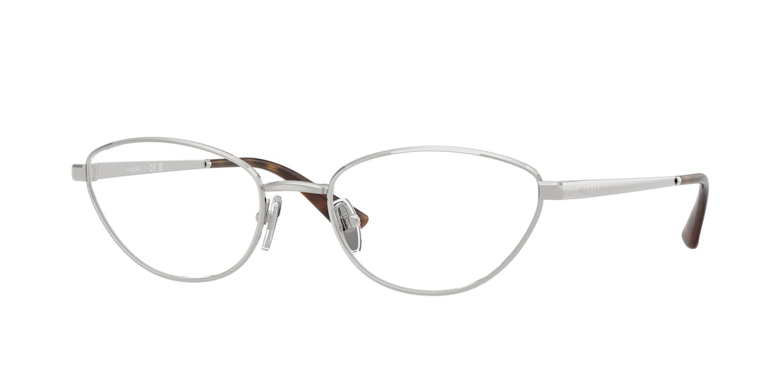 Óculos graduados vogue eyewear vo4355 323 plateado butterfly femenino tamanho 54mm - Vista principal