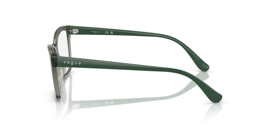Occhiali da vista vogue eyewear vo5420 3086 verde pillow femenino taglia 53mm - Vista dettagliata