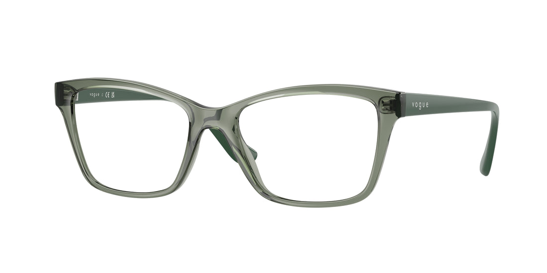 Lunettes de vue vogue eyewear vo5420 3086 verde pillow femenino taille 53mm - Vue principale