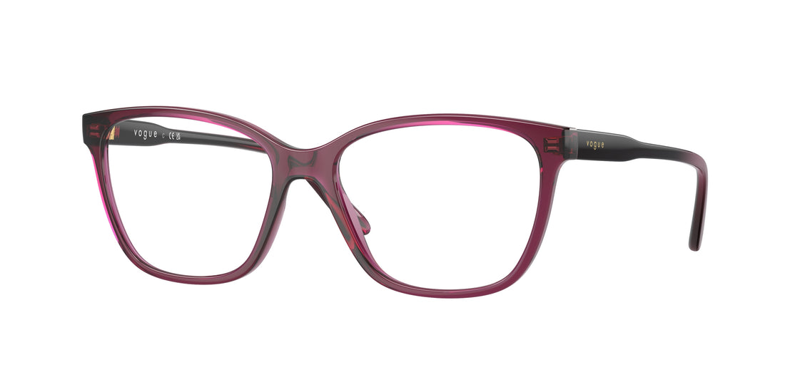 Óculos graduados vogue eyewear vo5518 2989 rojo pillow femenino tamanho 51mm - Vista principal