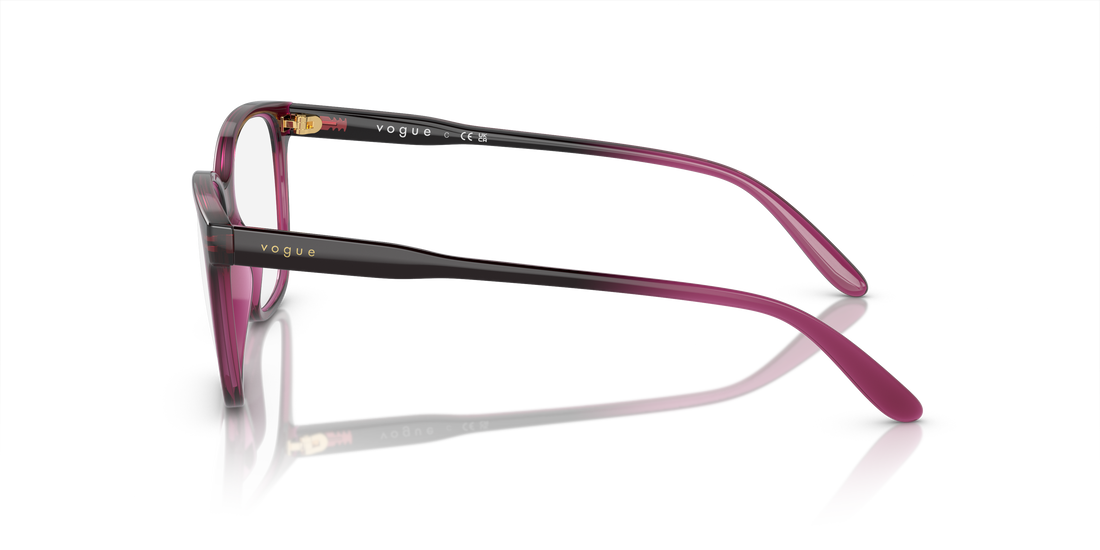 Occhiali da vista vogue eyewear vo5518 2989 rojo pillow femenino taglia 53mm - Vista dettagliata