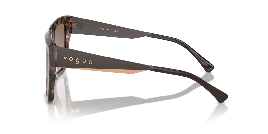 Occhiali da sole vogue eyewear vo5553s 314514 rosa square femenino taglia 54mm - Vista dettagliata