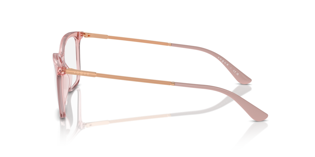 Brillen vogue eyewear vo5563 2939 rosa butterfly femenino größe 53mm - Detailansicht