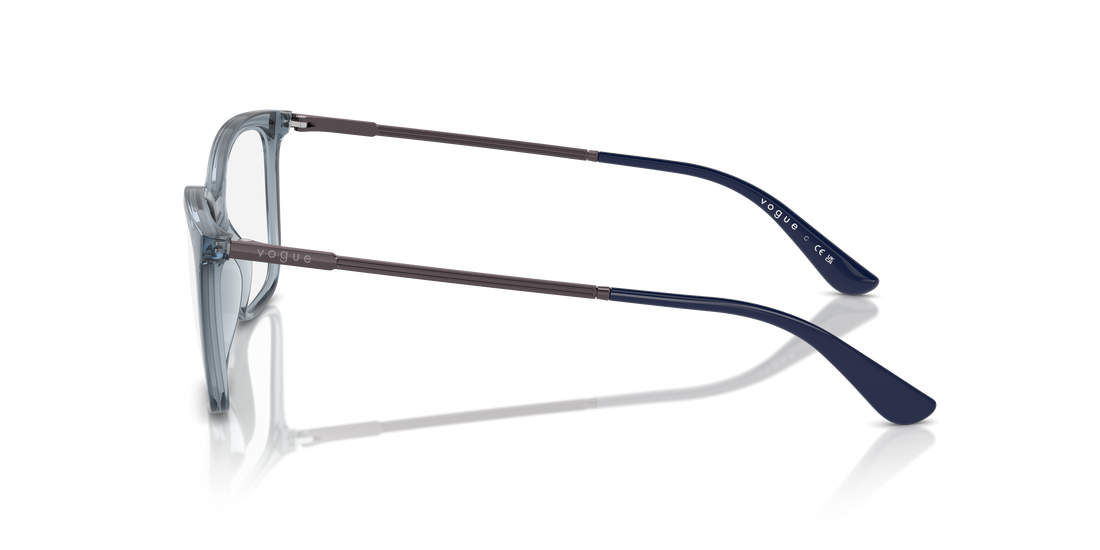 Brillen vogue eyewear vo5563 2966 azul butterfly femenino größe 53mm - Detailansicht