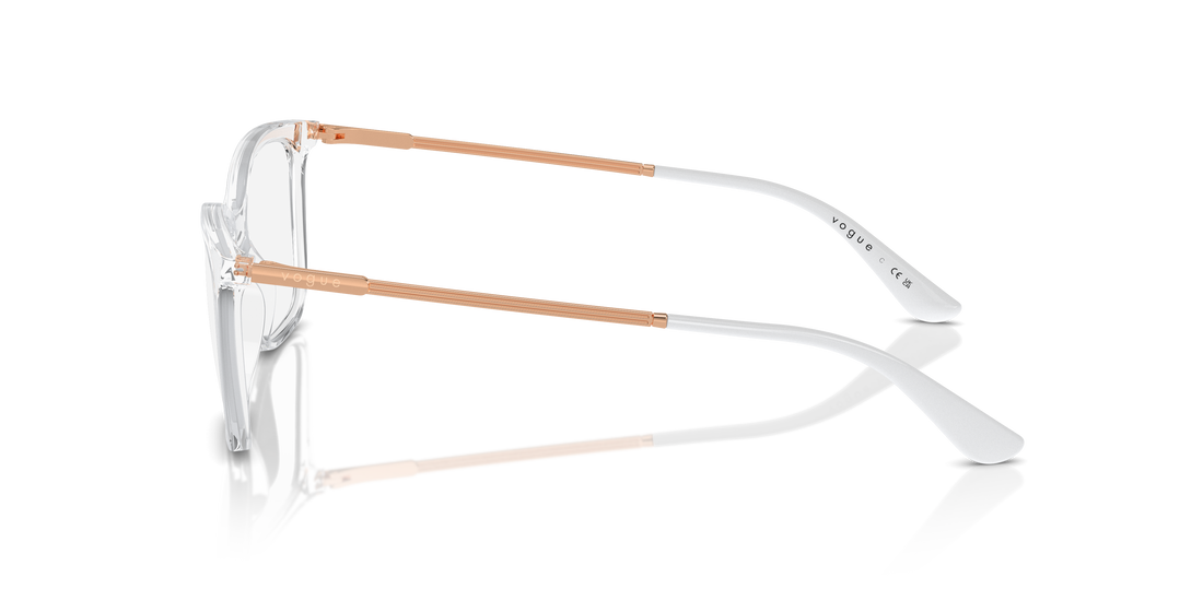 Brillen vogue eyewear vo5563 w745 transparente butterfly femenino größe 53mm - Detailansicht