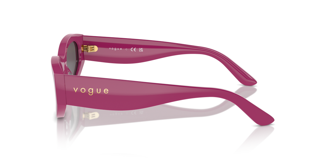 Occhiali da sole vogue eyewear vo5585s 316087 rosa irregular femenino taglia 54mm - Vista dettagliata