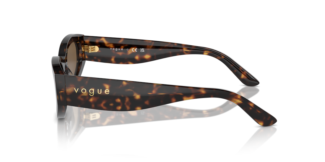 Gafas de sol vogue eyewear vo5585s w65673 marron irregular femenino talla 54mm - Vista de detalle