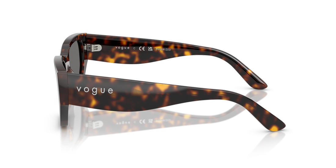 Gafas de sol vogue eyewear vo5586s w65681 marron rectangular femenino talla 53mm - Vista de detalle