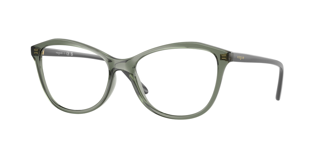 Occhiali da vista vogue eyewear vo5602 3086 verde irregular femenina taglia 52mm - Vista principale