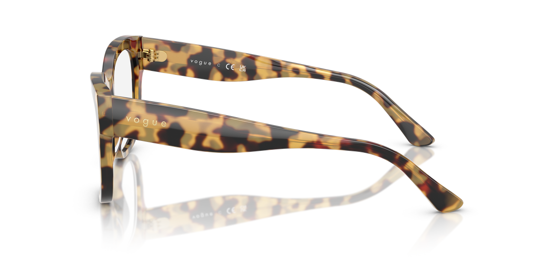 Occhiali da vista vogue eyewear vo5605 2605 carey square femenina taglia 49mm - Vista dettagliata