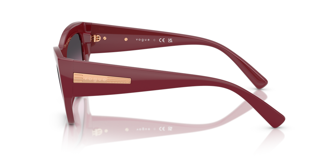 Occhiali da sole vogue eyewear vo5607s 287590 rojo irregular femenino taglia 53mm - Vista dettagliata