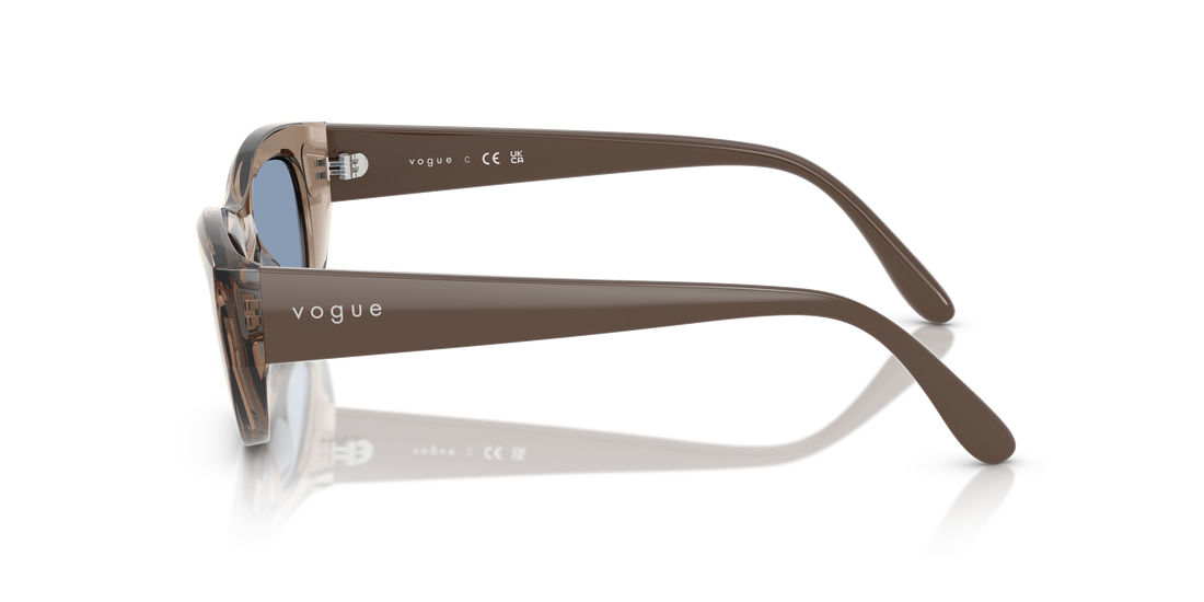 Occhiali da sole vogue eyewear vo5616s 318172 marrón cat eye femenino taglia 51mm - Vista dettagliata