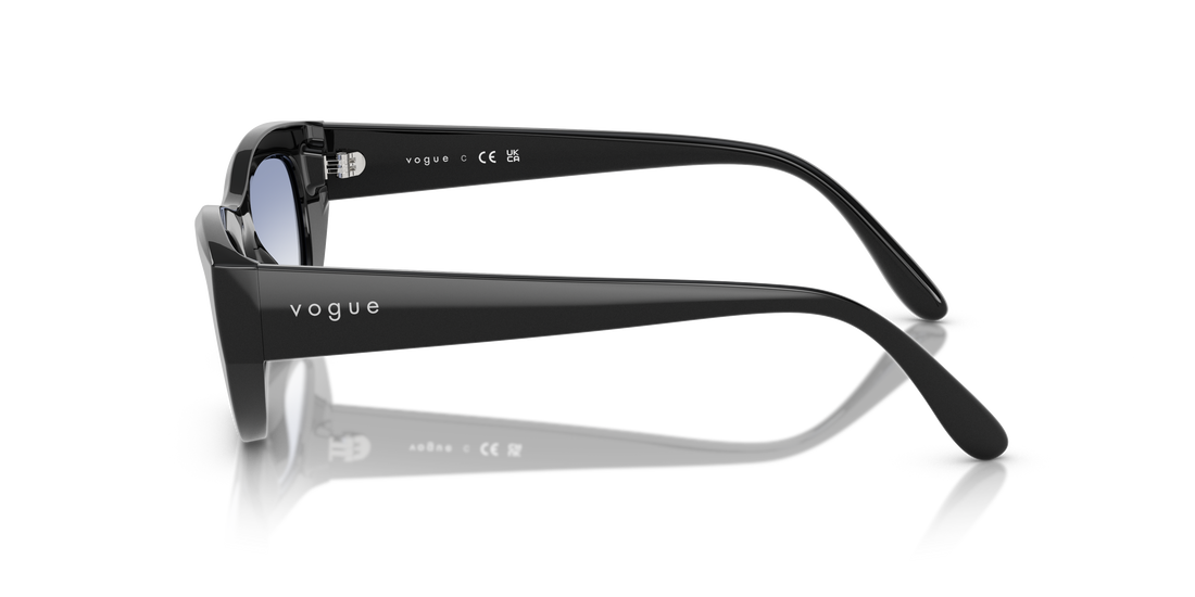 Occhiali da sole vogue eyewear vo5616s w44/19 negro cat eye femenino taglia 51mm - Vista dettagliata