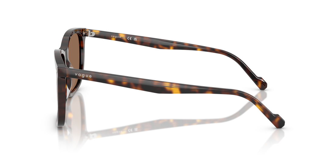 Occhiali da sole vogue eyewear vo5618s w65673 marron pillow masculino taglia 57mm - Vista dettagliata