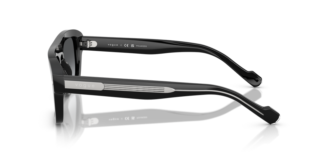 Occhiali da sole vogue eyewear vo5620s w44/t3 negro irregular masculino taglia 53mm - Vista dettagliata