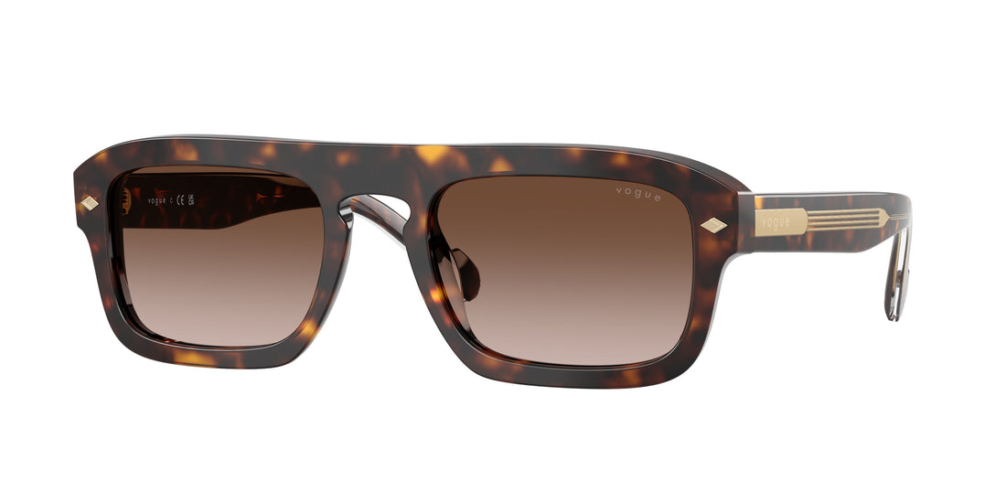Occhiali da sole vogue eyewear vo5620s w65613 marron irregular masculino taglia 53mm - Vista principale