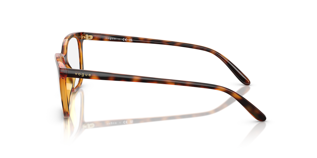 Prescription glasses vogue eyewear vo5621 w656 marron pillow femenino size 53mm - Detailed view