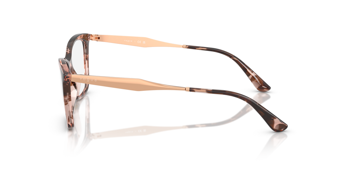 Occhiali da vista vogue eyewear vo5624 3199 rosa butterfly femenino taglia 51mm - Vista dettagliata