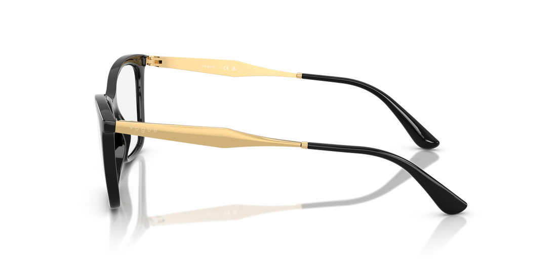 Occhiali da vista vogue eyewear vo5624 w44 negro butterfly femenino taglia 53mm - Vista dettagliata