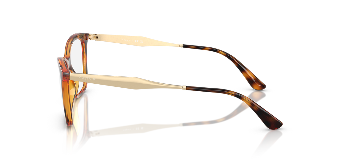 Occhiali da vista vogue eyewear vo5624 w656 marron butterfly femenino taglia 51mm - Vista dettagliata