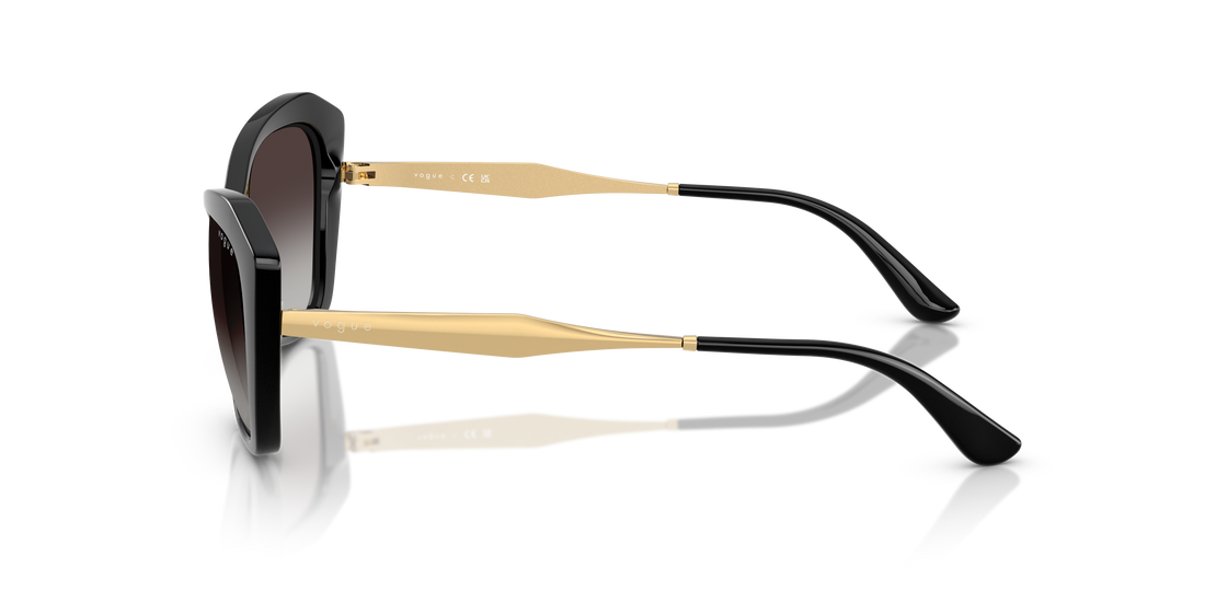 Occhiali da sole vogue eyewear vo5626s w44/8g negro irregular femenino taglia 56mm - Vista dettagliata